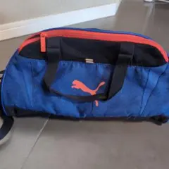 PUMA スポーツバッグ ブルー×オレンジ