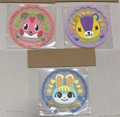 あつ森　クリアラバーコースター　3点セット