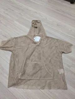 メッシュフーディ ベージュ フリーサイズ