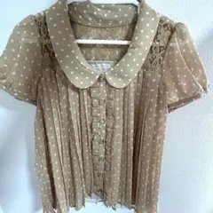 ウィッシュコア 水玉 ブラウス INGNI