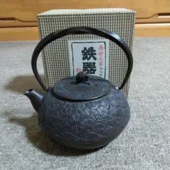本場南部盛岡鉄器岩鋳桜さくらサクラミニ急須鉄瓶アンティーク昭和