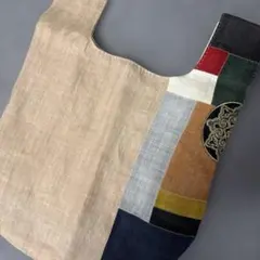 (ハンドメイド)韓国風パッチワークワンハンドルバッグ