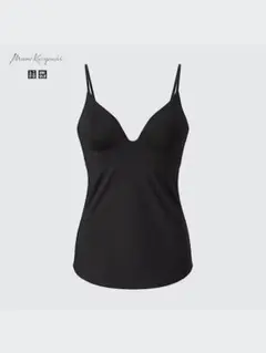 ユニクロ マメクロゴウチ エアリズムプランジブラキャミソール ブラック S