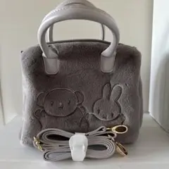 ミッフィー タイトーくじ　B賞　ふわふわボストンバッグ