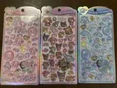 サンリオ うるちゅるポップシール3シートセット