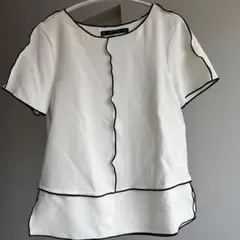ZARA BASIC ホワイト 半袖Tシャツ XS