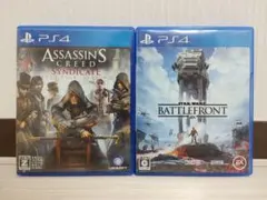 ＰＳ４ アサシンクリード シンジケートとスターウォーズ バトルフロントのセット