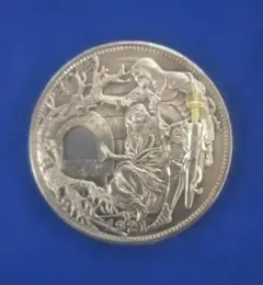中国 1元硬貨☆内モンゴル自治区成立40周年記念☆1987年/未使用