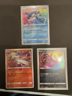 アメイジングレア　3枚まとめ売り　カイオーガ　レシラム イベルタル