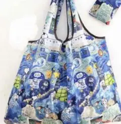 大容量　エコバッグ 軽量　　キャラクター　スヌーピー　新品