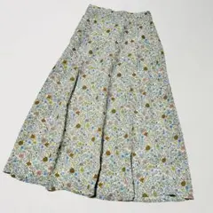 ショコラフィネ　レトロ　花柄　ロングフレアスカート　グリーンパーク　フリーのサムネイル