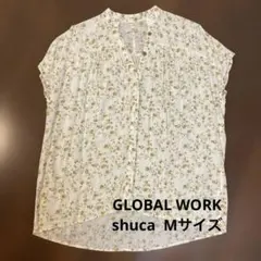 shucaグローバルワーク　半袖花柄レーヨンブラウスのサムネイル