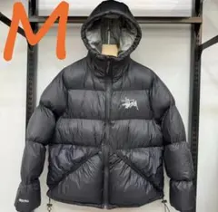 Stussy ブラック ダウンジャケット M