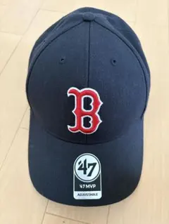 美品】MLB Korea ボストン・レッドソックス キャップ ネイビー - メルカリ