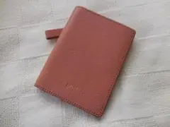 美品 ゲンテン フレスコ ミニ財布 二つ折り カード入 ピンク 桜 春財布