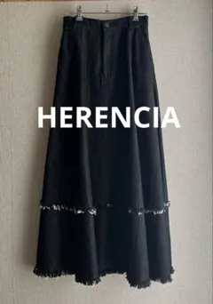 HERENCIA フリンジデニムスカートのサムネイル