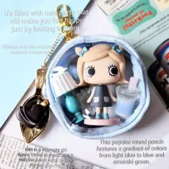 ライトブルーポーチ ガチャ詰めポーチ