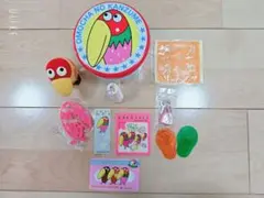 森永製菓 おもちゃのカンヅメ(いちご缶)グッズセット(1997年製)