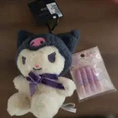 nyunyu韓国クロミぬいぐるみとマイメロディ鉛筆キャップのおまけ