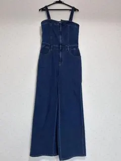 GU デニムオーバーオール Lサイズ