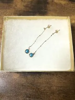 agete アガットK10 ターコイズピアス