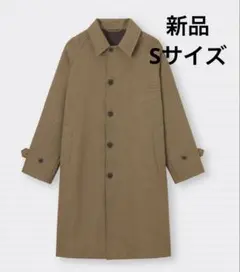 【新品タグ付き】GU メンズバルマカーンコート　チェック