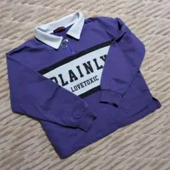 ラブトキシック140Slovetoxic 長袖トレーナー女の子キッズこども紫色