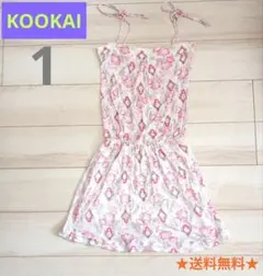 KOOKAI 花柄ノースリーブチュニックワンピース サイズ（1）★送料無料★のサムネイル