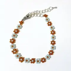 ビーズブレスレット　チョコミント❲No.101❳