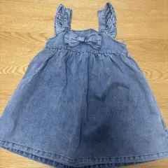 新品未使用　デニム　ワンピース　90cm