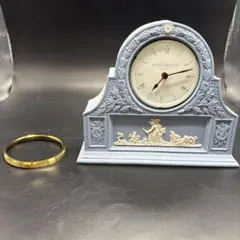動作未確認　ウェッジウッド 置き時計 マントルクロック ジャスパー　no.183