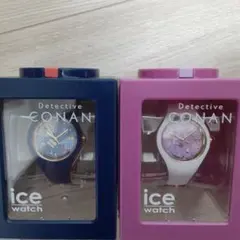CONAN Ice Watch 2点セット灰原哀、江戸川コナン