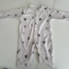 西松屋　カバーオール　60〜70 フリース　ウサギ