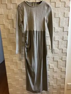 訳あり ZARA グレー ロング 원피스 긴팔
