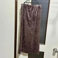 ピンクコーデュロイタイトスカート