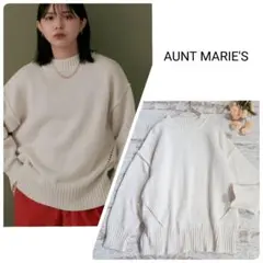 アントマリーズ パイピングオーバーサイズニット【F】ホワイト系