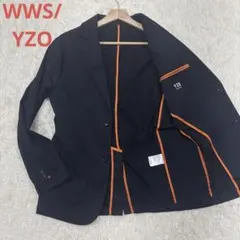 美品✨WWS YZO アンコン　ジャケット　洗える　伸縮性　ネイビー　M 近年のサムネイル