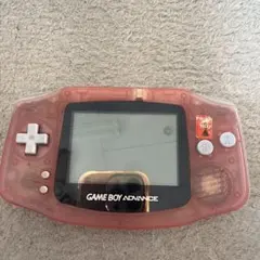 GAME BOY ADVANCE クリアピンク ジャンク品