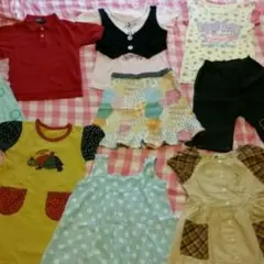 お値下げ！ブランド含む女の子服 110cm 9点をセットにて