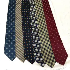ネクタイ まとめ売り 6本 イタリア シルク