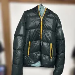 グリーン ダウンジャケット
