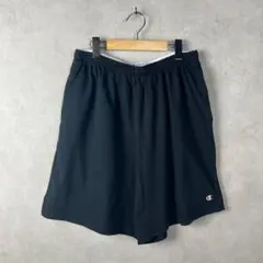 USA古着 チャンピオン イージーショートパンツ XLサイズ 黒 vintage