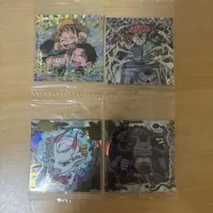 ワンピースウエハースシール　エース&サボ&ルフィ　ユースタス・キッド