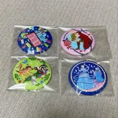 ディズニー　刺繍缶バッジ