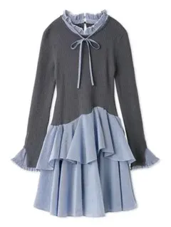 SNIDEL Sustainableドッキングミニニットワンピース