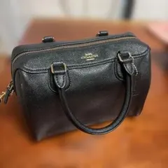 COACH コーチ ミニボストンバッグ ブラック