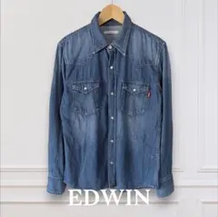 EDWIN デニムシャツ Lサイズ