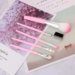 大人気　激安　メイクブラシ　5本セット　アイシャドウ　チーク　チップ　ブラシ　筆