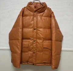 【試着のみ美品】ボスジャン BOSS 10周年記念 レザー ダウン ジャケットM