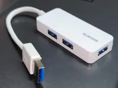 ELECOM USB3.0 ハブ 3ポート U3H-K315BWHのサムネイル
